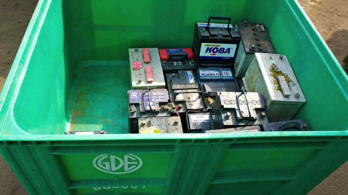 Recyclez la batterie usagée